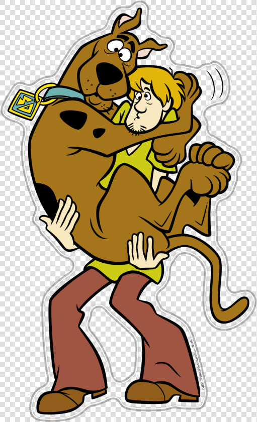 Scared Scooby doo Shaggy Premium 3d Character Fan Emblem   Scooby And Shaggy  HD Png DownloadTransparent PNG