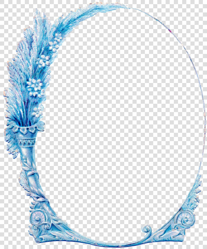 Turquoise Floral Border Png Download Image   Adobe Photoshop Frames Png  Transparent PngTransparent PNG