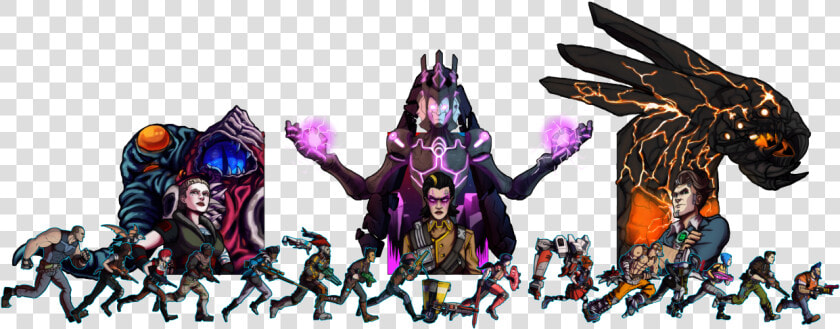 The Pre sequel borderlands 2 kiseksart commandant Steele bl   Borderlands Pre Sequel Art  HD Png DownloadTransparent PNG