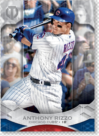 Anthony Rizzo 2019 Topps Tribute Base Cards Poster   Baseball Player  HD Png DownloadTransparent PNG