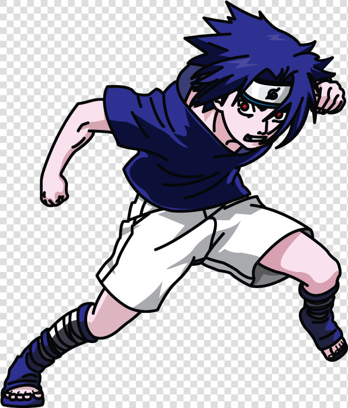 How To Draw Sasuke Uchiha From Naruto Anime Manga Easy   Easy Naruto Drawings Sasuke  HD Png DownloadTransparent PNG