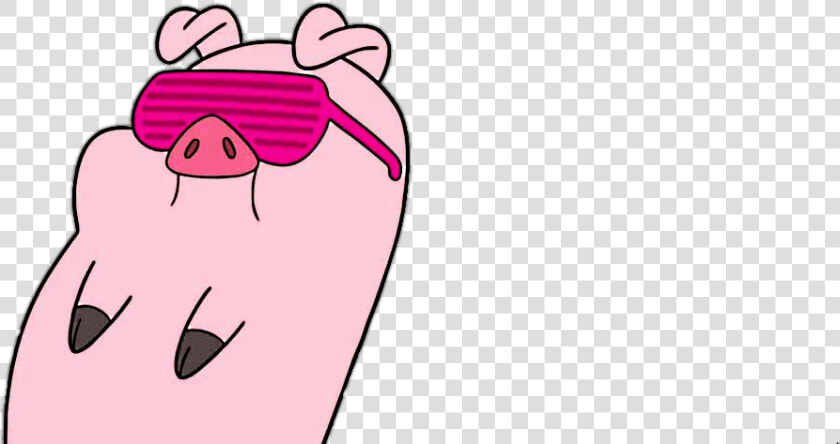  pig  cartoon  shades  cool  transparent  png  freetoedit   Dibujos Gravity Falls Pato  Png DownloadTransparent PNG