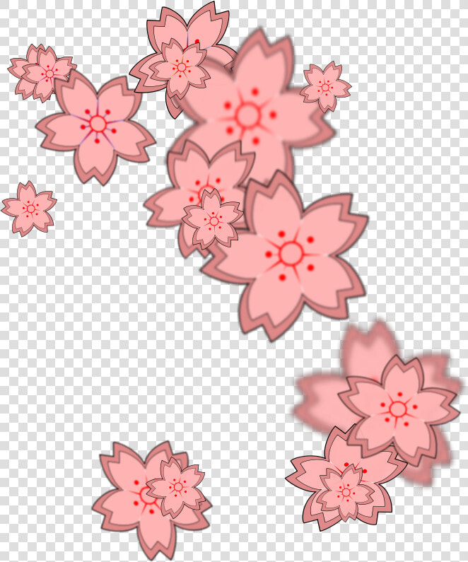 Sakura Petals Png   Cherry Blossom Petals Clip Art  Transparent PngTransparent PNG