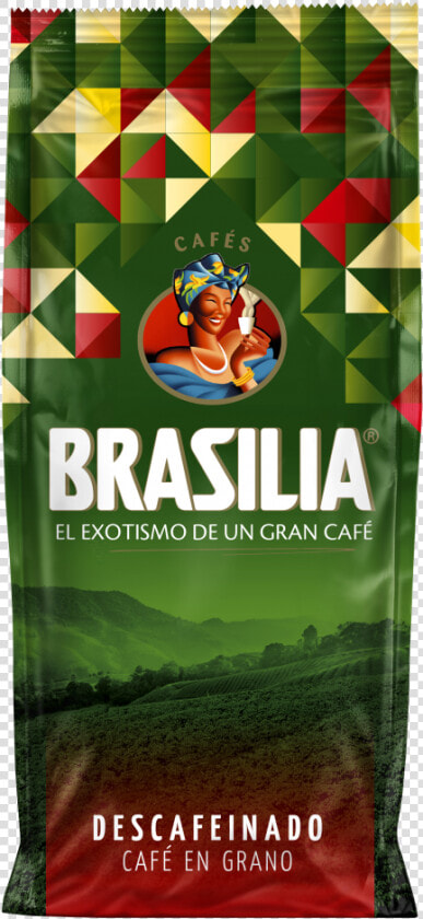 Café Tostado Natural Descafeinado En Grano Brasilia  HD Png DownloadTransparent PNG