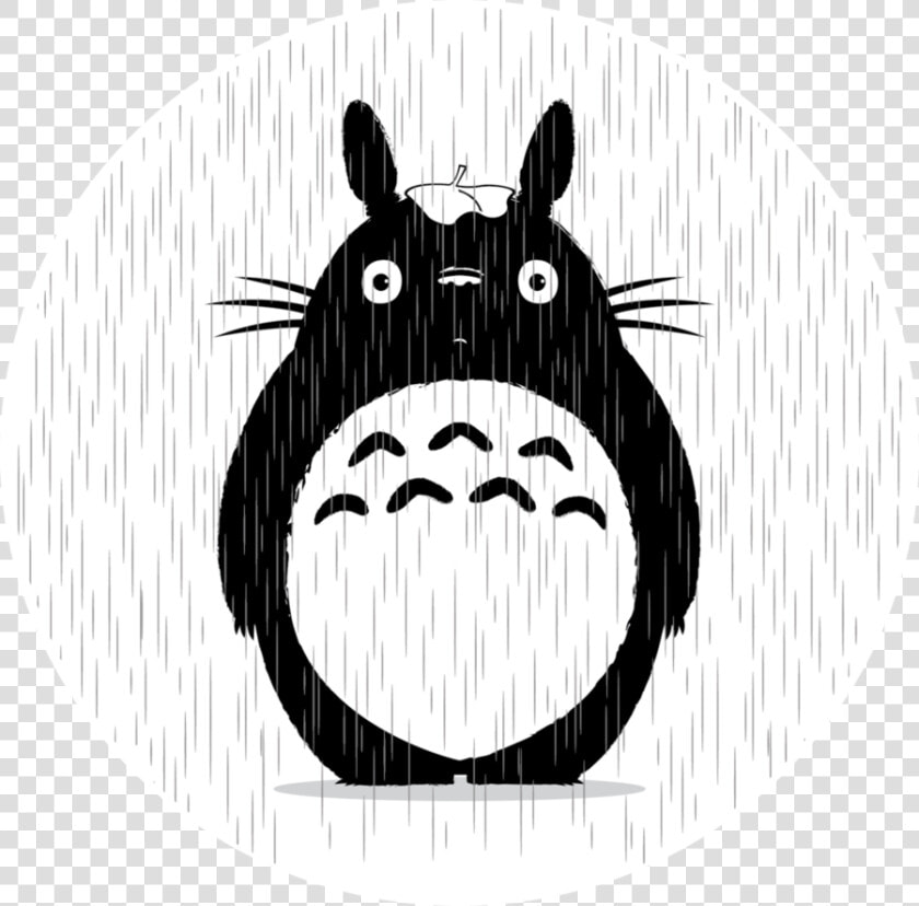 My Neighbor Totoro Black And White  HD Png DownloadTransparent PNG