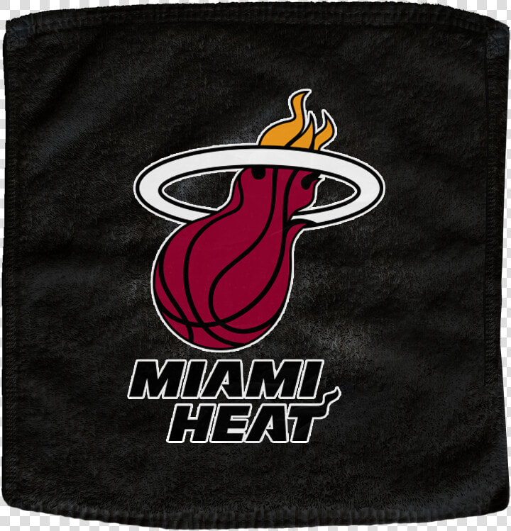 Black Miami Heat Nba Basketball Rally Towels  HD Png DownloadTransparent PNG