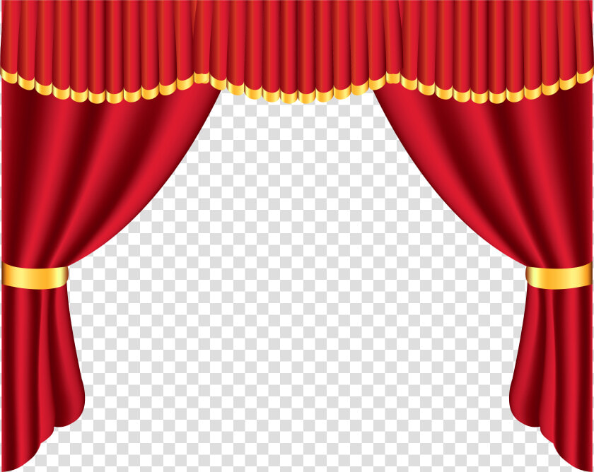 Silhouette Man Opening Stage Curtain Clipart  amp  Clip   Stage Curtains Clipart  HD Png DownloadTransparent PNG