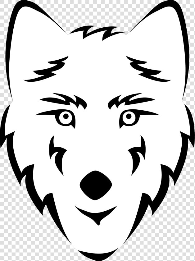 Blank Wolf Head   Easy Wolf Head Drawing  HD Png DownloadTransparent PNG