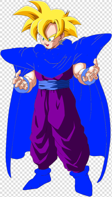 Teen Gohan By Sebadbz d39zwr2   Gohan Ssj2 Con Capa  HD Png DownloadTransparent PNG