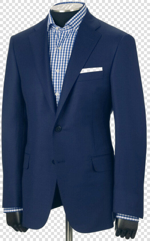 Navy Blue Blazer Png Transparent Image   Hickey Freeman Mini Herringbone Navy Suit  Png DownloadTransparent PNG