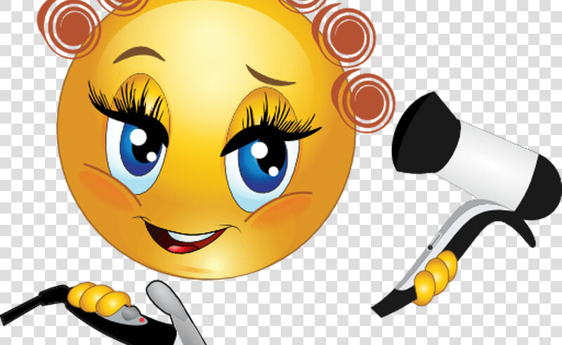 Smiley Face Clip Art With Hair   Girl Smiley Face Thumbs Up  HD Png DownloadTransparent PNG