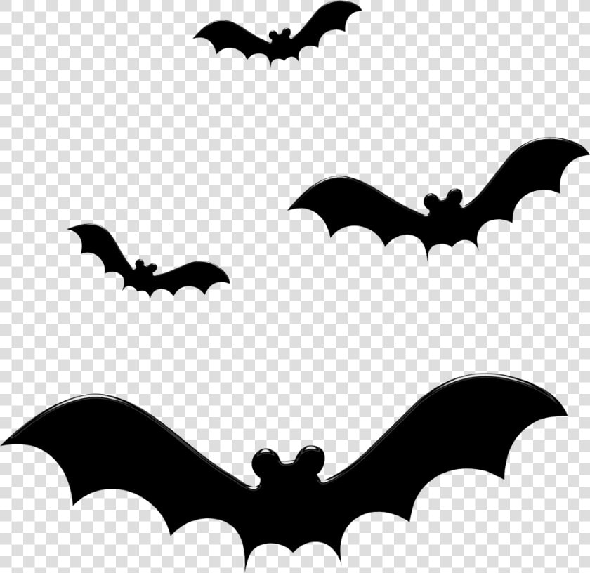 Bat Halloween Silhouette Clip Art   Cartoon Halloween Bats  HD Png DownloadTransparent PNG