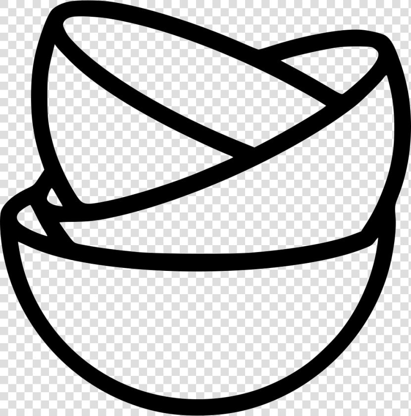 Piled Dishes Png Icon Free Download Onlinewebfonts   Plates And Bowls Clipart Black And White  Transparent PngTransparent PNG