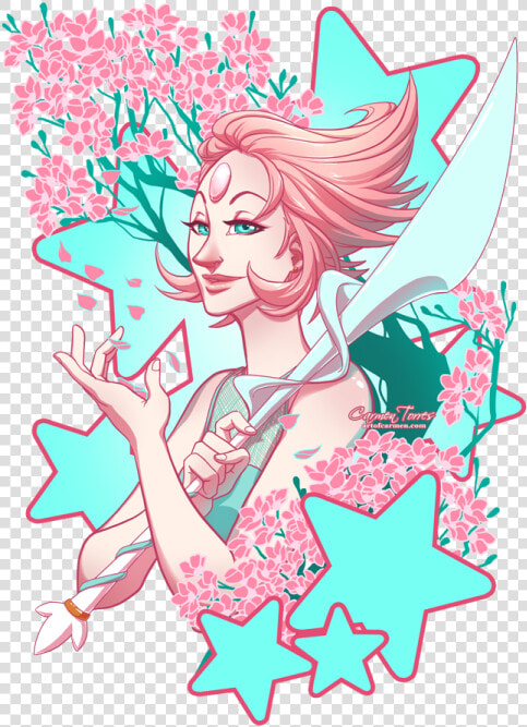 Cartoon Fan Art Pearl Steven Universe Artofcarmen   Pearl Steven Universe Fanart Transparent  HD Png DownloadTransparent PNG