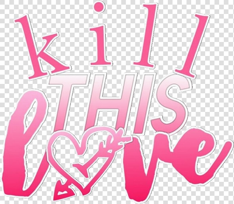  blackpink  lyric  song  killthislove  kpop  heart   Graphic Design  HD Png DownloadTransparent PNG