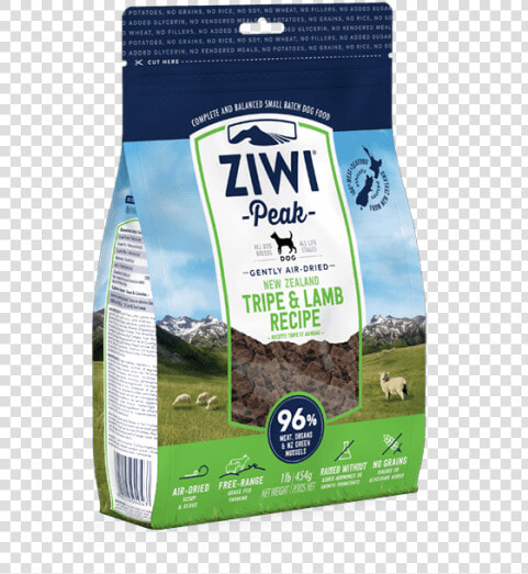 Ziwi Peak Tripe  amp  Lamb Air dried For Dogs 454g   Ziwi Peak Cat Beef  HD Png DownloadTransparent PNG