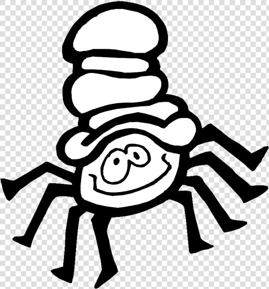 Clip Art Itsy Bitsy Spider Clipart   Halloween Spider  HD Png DownloadTransparent PNG