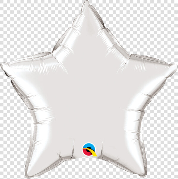 Transparent Deflated Balloon Png   Stars Balloon Silver Png  Png DownloadTransparent PNG