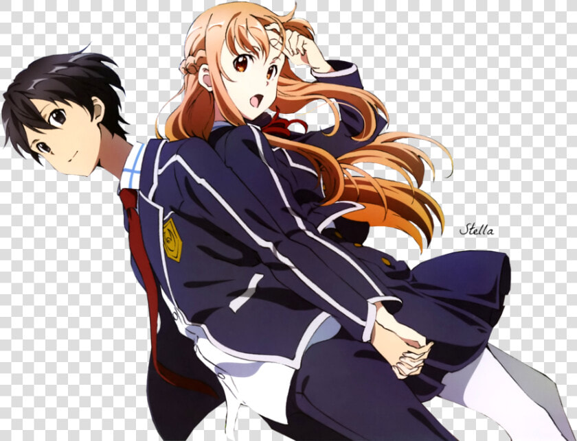 Kirito E Asuna   Kirito And Asuna Avatar  HD Png DownloadTransparent PNG