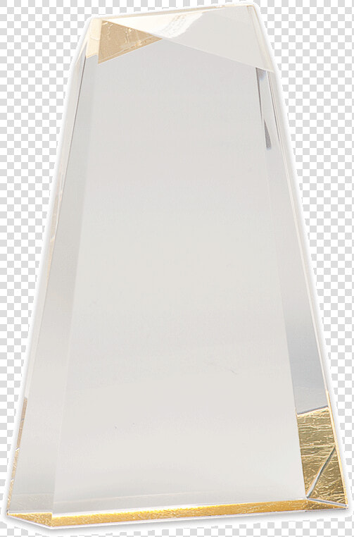 Blank Gold Facet Wedge Acrylic Award   Wood  HD Png DownloadTransparent PNG