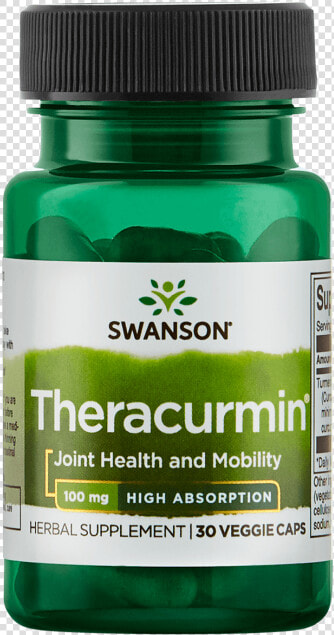 Swanson High Absorption Theracurmin Vegetable Capsules    Swanson Magnesium  HD Png DownloadTransparent PNG