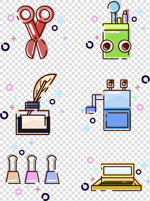 Transparent School Supplies Clipart Free   การ์ตูน อุปกรณ์ การ เรียน  HD Png DownloadTransparent PNG