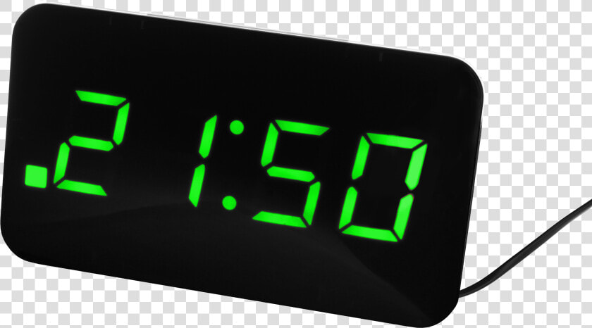 Digital Alarm Clock Jvd Green Numbers Sb24   Png Download  Transparent PngTransparent PNG