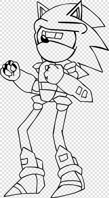 Mecha Sonic   Cartoon  HD Png DownloadTransparent PNG