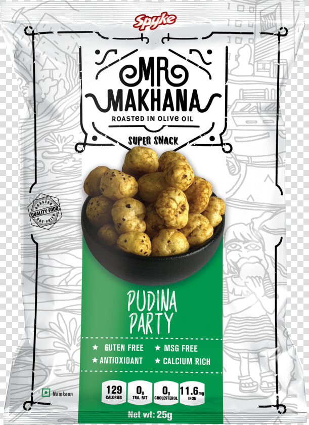 Makhana Mocks Pudina Party   Mr Makhana  HD Png DownloadTransparent PNG