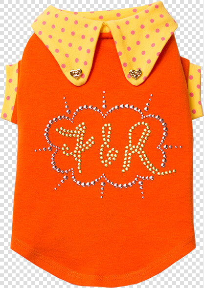 Orange Polka Dot Top   Polka Dot  HD Png DownloadTransparent PNG