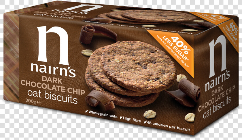 Choc Chip Oat Biscuits   Nairns Chocolate Oat Biscuits  HD Png DownloadTransparent PNG