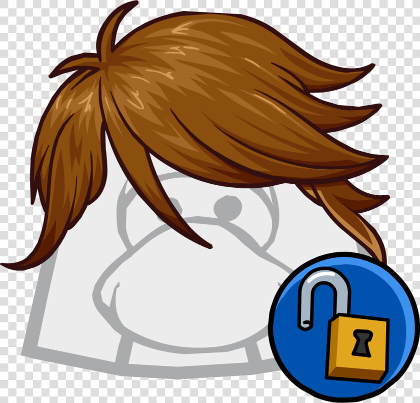 The Wind Swept Club   Club Penguin With Hair  HD Png DownloadTransparent PNG