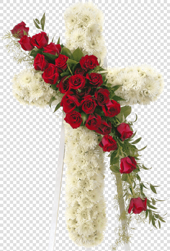 Cut Design artificial Flower christmas Family interior   Cross Floral Arrangements  HD Png DownloadTransparent PNG