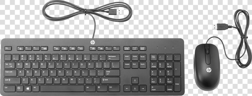 Computer Keyboard input Device numeric Keypad electronic   Hp Slim Usb Keyboard And Mouse  HD Png DownloadTransparent PNG