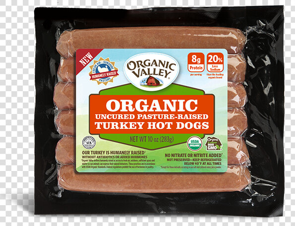 Organic Valley Grass Fed Hot Dogs  HD Png DownloadTransparent PNG