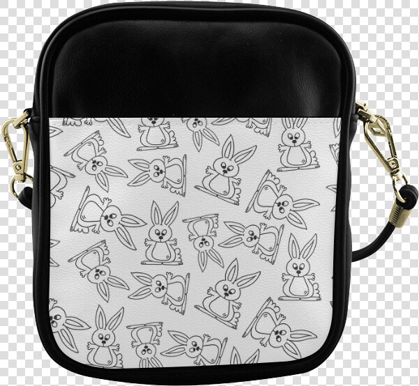 Bunny Pattern Sling Bag   Handbag  HD Png DownloadTransparent PNG