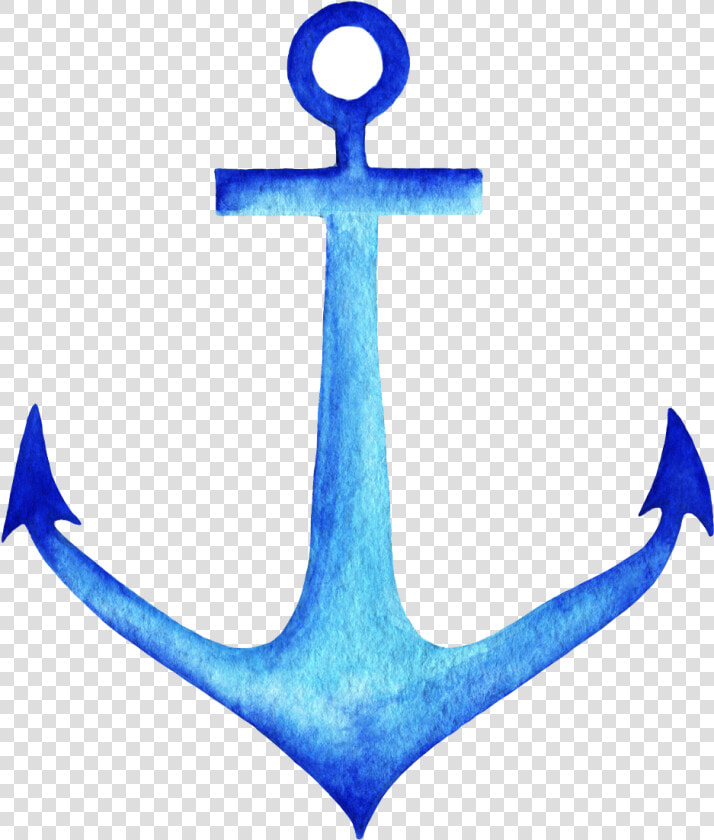 Blue Anchor Png   Anchor Watercolor Png  Transparent PngTransparent PNG