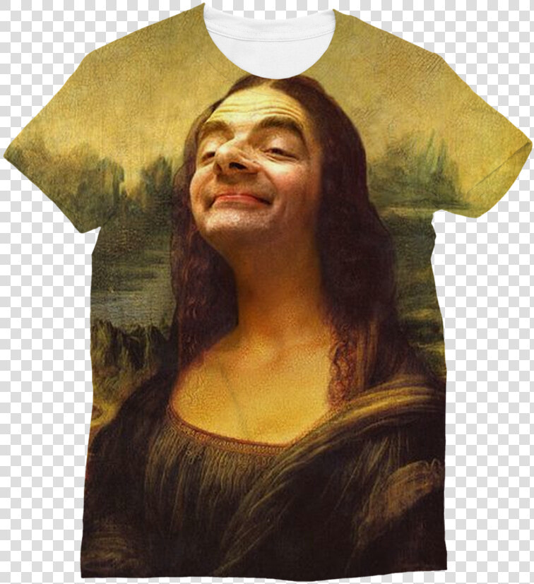 Mr Bean S Face On The Mona Lisa ﻿classic Sublimation  HD Png DownloadTransparent PNG