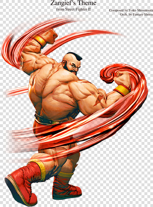 Street Fighter Characters Zangief  HD Png DownloadTransparent PNG