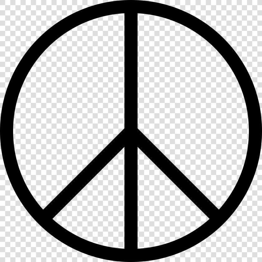 Peace Symbol Png   Thin Peace Sign Outline  Transparent PngTransparent PNG