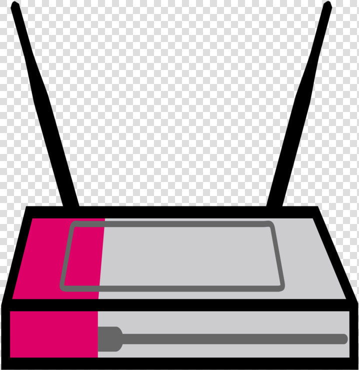 Wireless Router line technology   Router Clipart  HD Png DownloadTransparent PNG