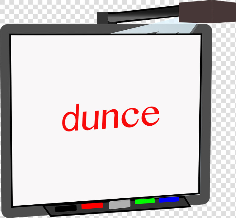 Dunce Whiteboard V 1473515231 Clipart   Png Download   Display Device  Transparent PngTransparent PNG