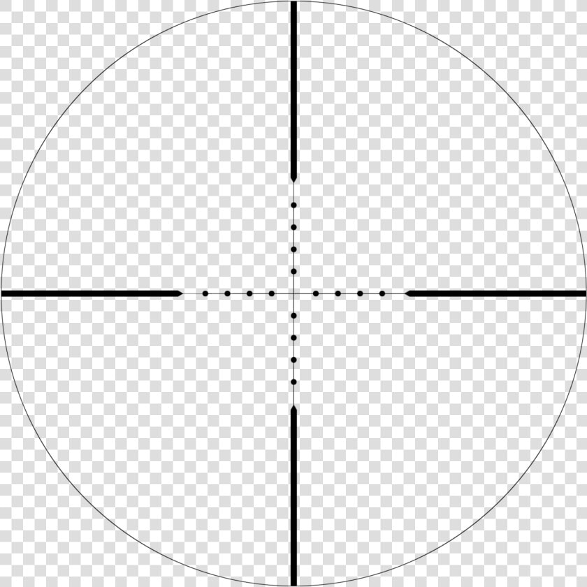 Mildot Reticle   Vector Optics Marksman 6  HD Png DownloadTransparent PNG