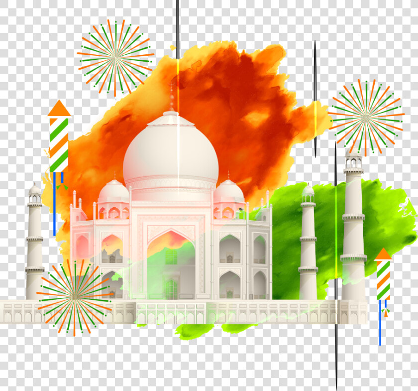 Independence Day India Taj Mahal  HD Png DownloadTransparent PNG