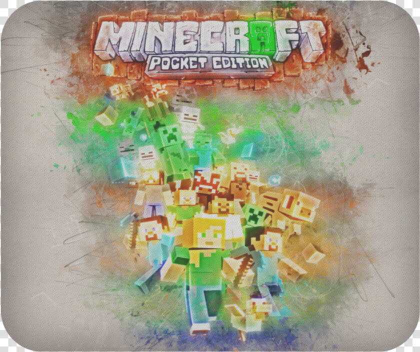 Minecraft Mouse Pad Grunge B102   Visual Arts  HD Png DownloadTransparent PNG