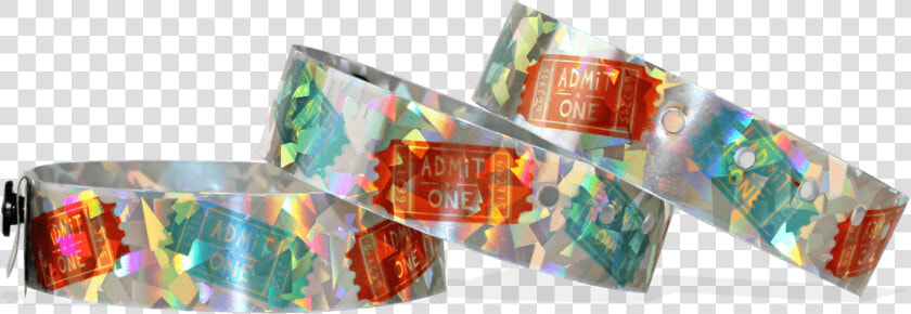 Custom Full Colour Holographic Wristbands 19 Mm Confetti   Wrapping Paper  HD Png DownloadTransparent PNG