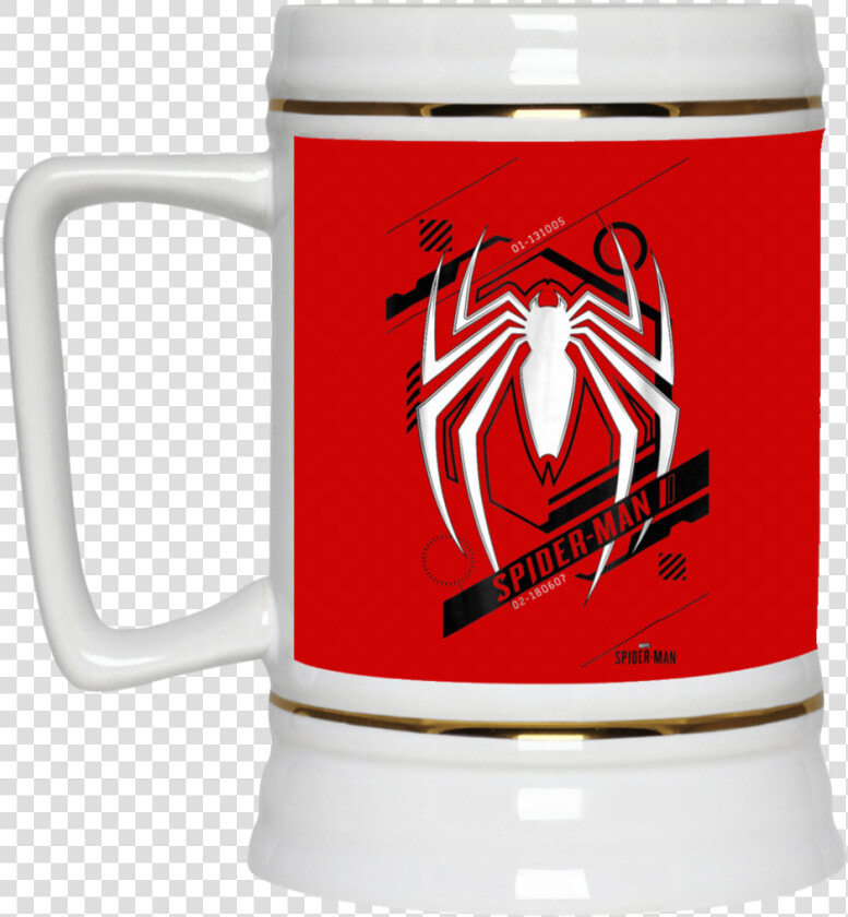 Marvel S Spider man Game Tech Icon Graphic Beer Stein   Mug  HD Png DownloadTransparent PNG