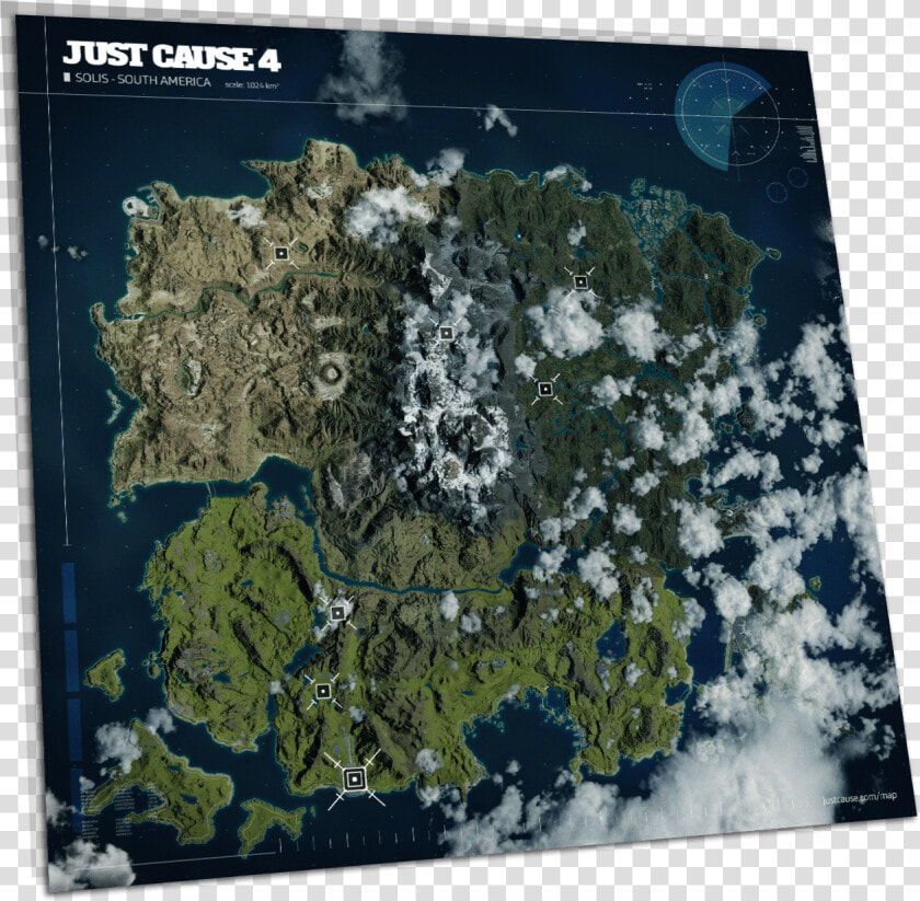 Just Cause 4 Map Size  HD Png DownloadTransparent PNG