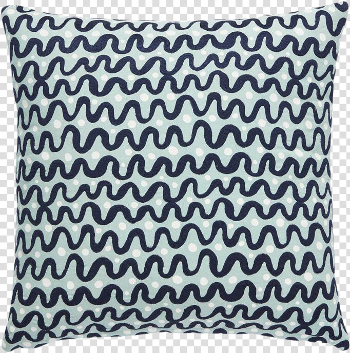 Kate Spade Blue Waves Pillow On Chairish  HD Png DownloadTransparent PNG