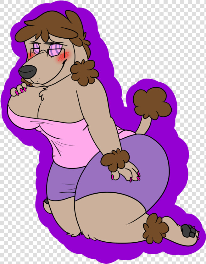 Hypno D Poodle Girl   Cartoon  HD Png DownloadTransparent PNG